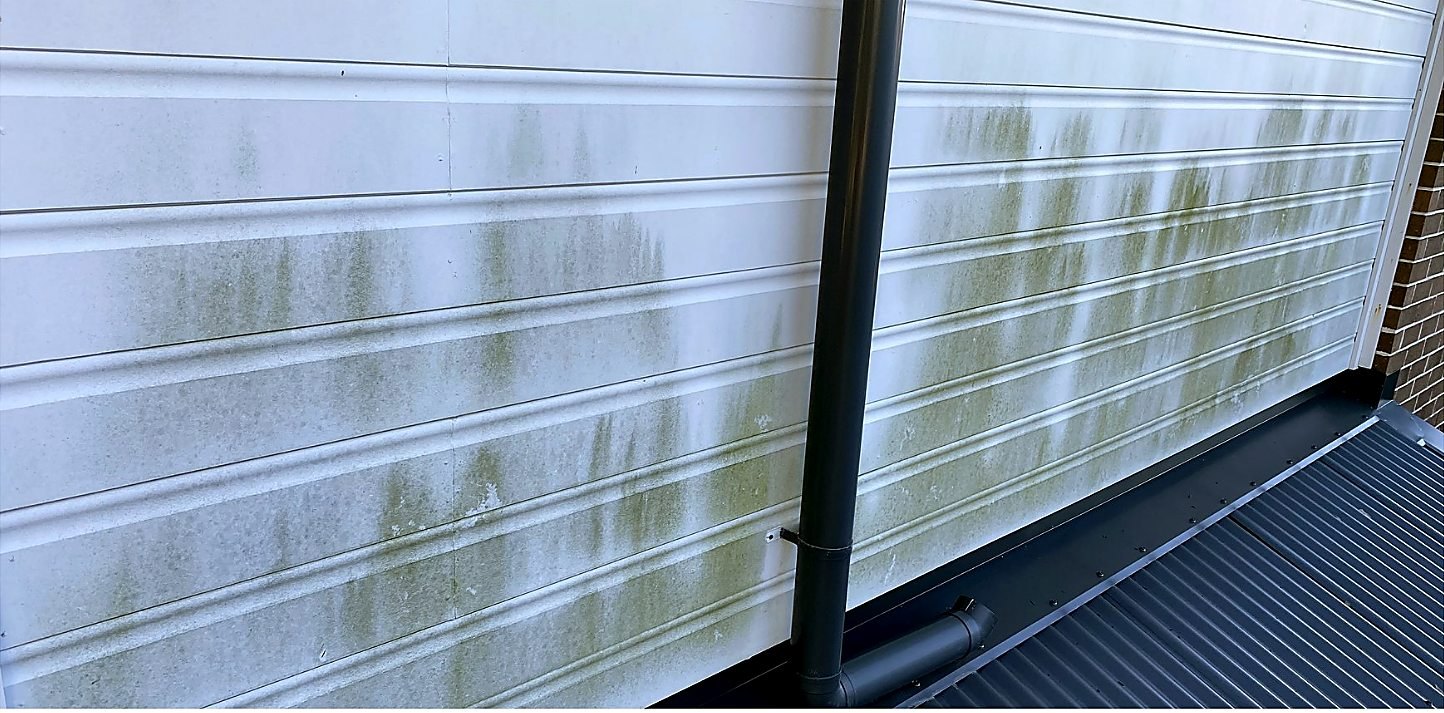 Cladding before cleaning